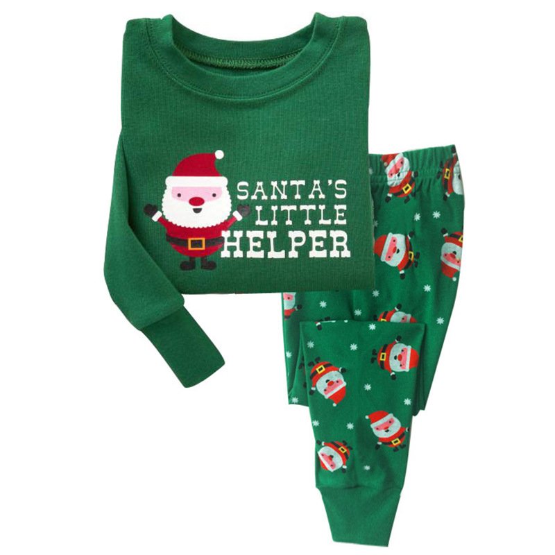2023 New Children's Christmas Suit Set Autumn Long Clothing Long Pants Children's Clothing Cross border Children's Clothing