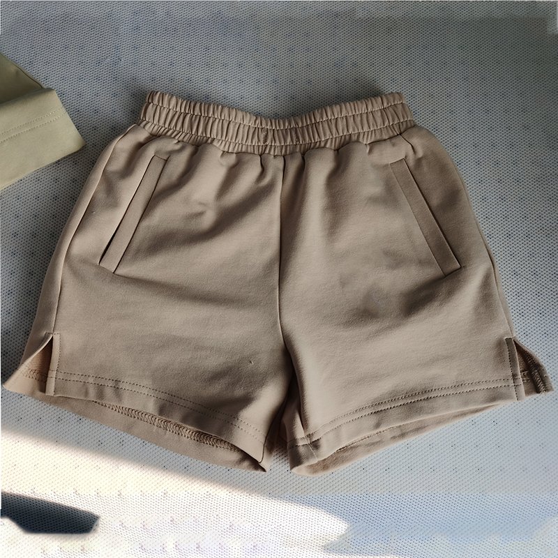 Unisex Kid Tracksuit Short Set Oversized Drop Shoulder T Shirts Cotton Cargo Sweat Shorts Streetwear Two Pieces Boy Sportswear