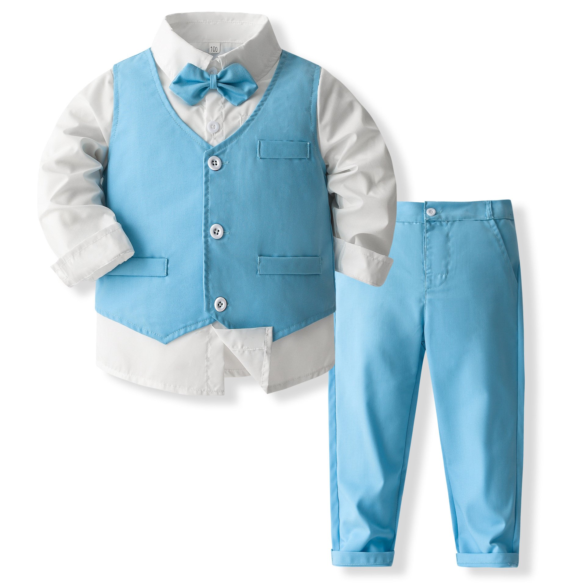 Kids Boutique Formal Clothes 1 to 5 Years Children Birthday Party Suit Toddler Boys Clothing Sets 2pcs Boys Clothing Sets