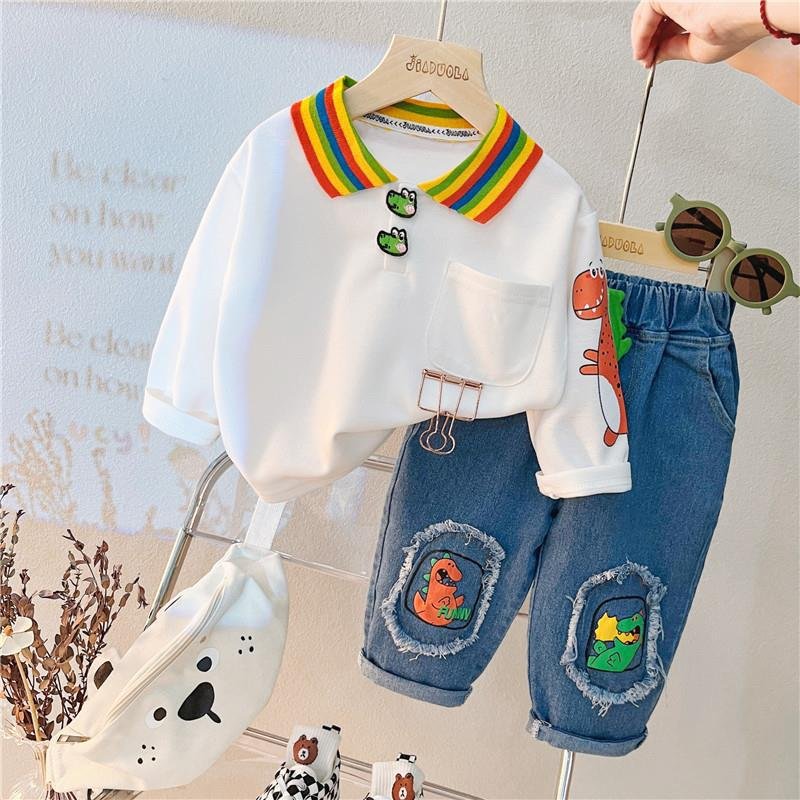 Summer Boys Clothing Sets For Kids Aged 3-10 Comfortable Wear Trendy Casual Style