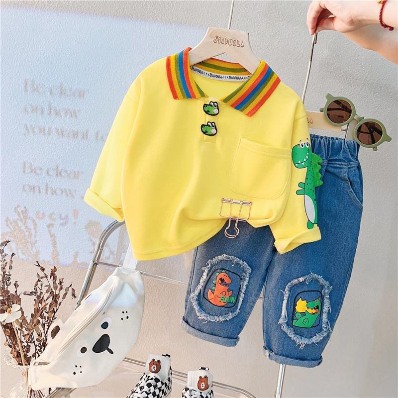 Summer Boys Clothing Sets For Kids Aged 3-10 Comfortable Wear Trendy Casual Style