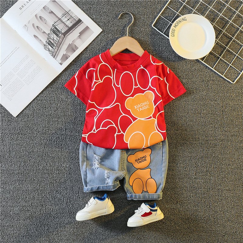 Summer Children's Clothing Sets 24 Month Boy Clothing Baby Outfit Boys Clothing Sets