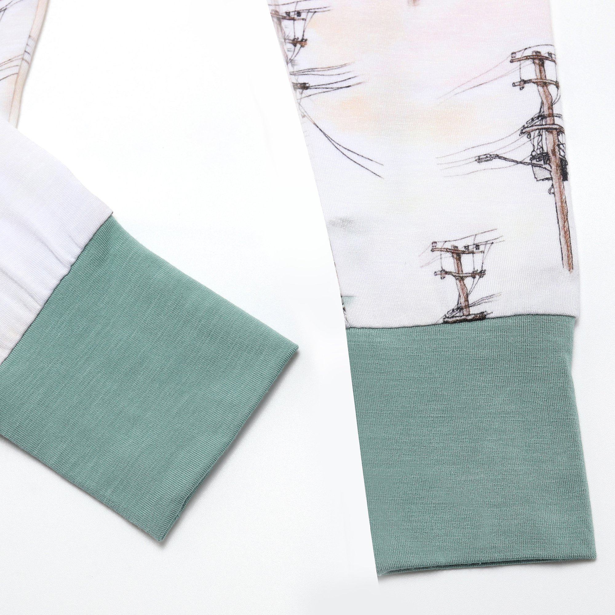 Hot sell baby boy knitted ribbed fabric two pcs clothing set with good quality