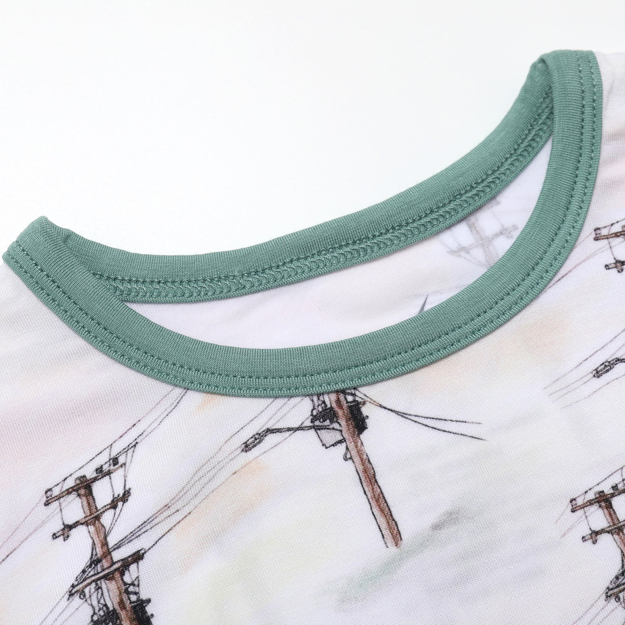 Hot sell baby boy knitted ribbed fabric two pcs clothing set with good quality