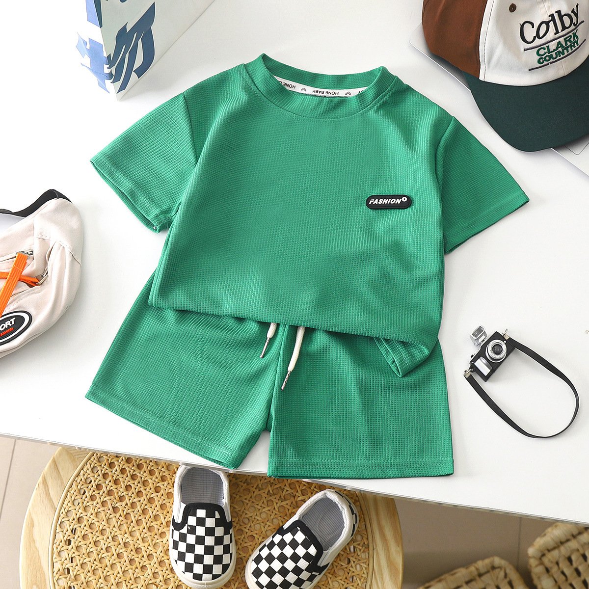 Latest Kids Summer Clothing Sets 2024 Two Piece Set Kids Clothing Short Sleeve t shirt Shorts Kids Boy Clothing Sets