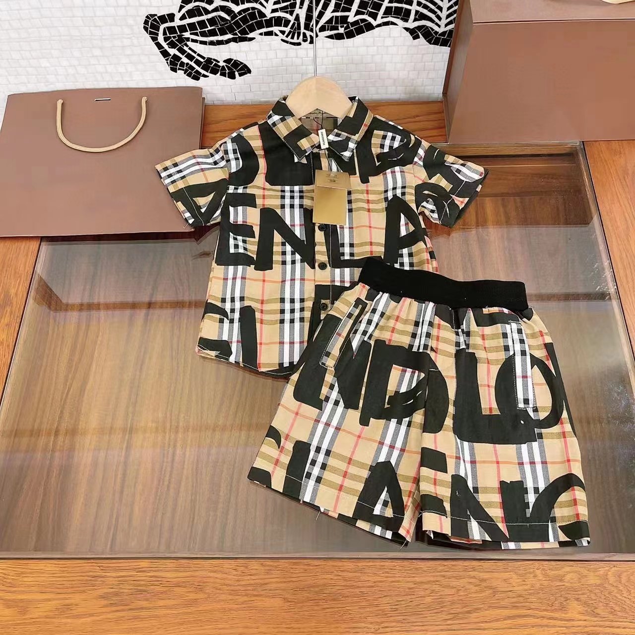 hot selling designer boys clothing set of 2