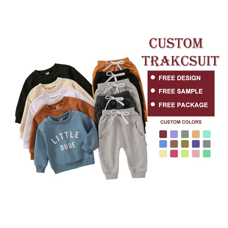 luxury autumn baby clothes 1-3 years boys baby winter jogger tracksuit boutique clothing sets for children