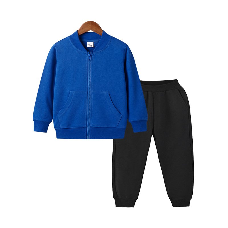 Custom Children Clothes Kids Zipper Hoodies Tracksuit French Terry Spring Kids Clothing Sets Winter Clothes For Kids Boys Girls