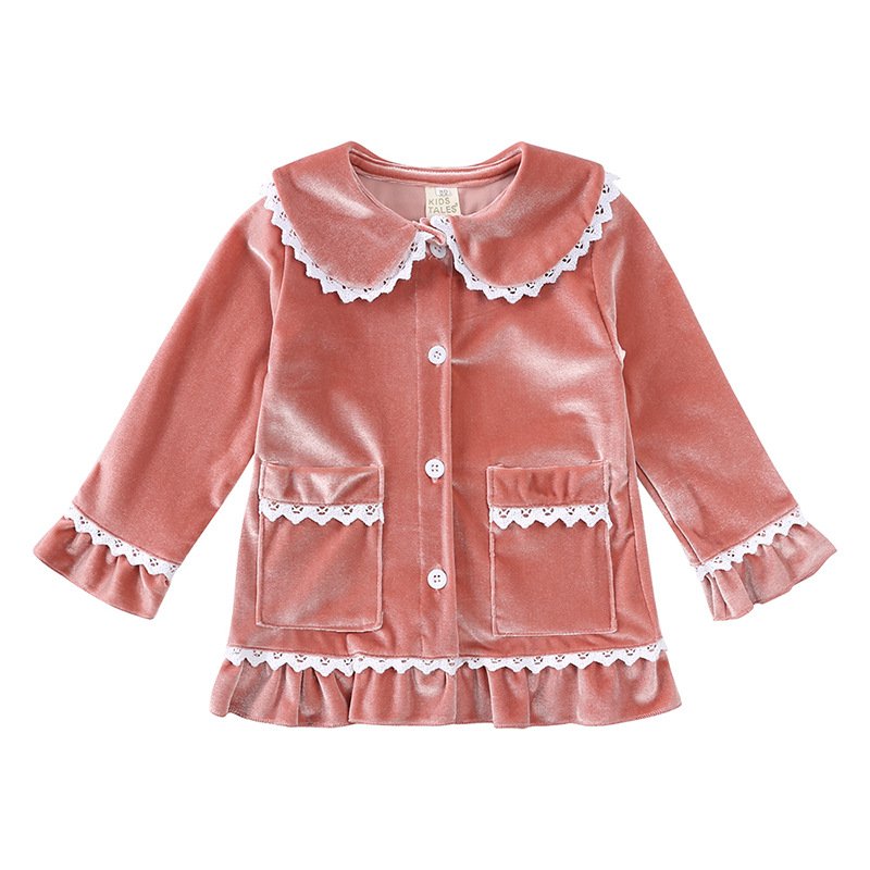 Custom Logo Homewear Christmas Boy And Girls Clothing Set Soild Super Soft Coral Fleece Nightgown Children's Pajamas