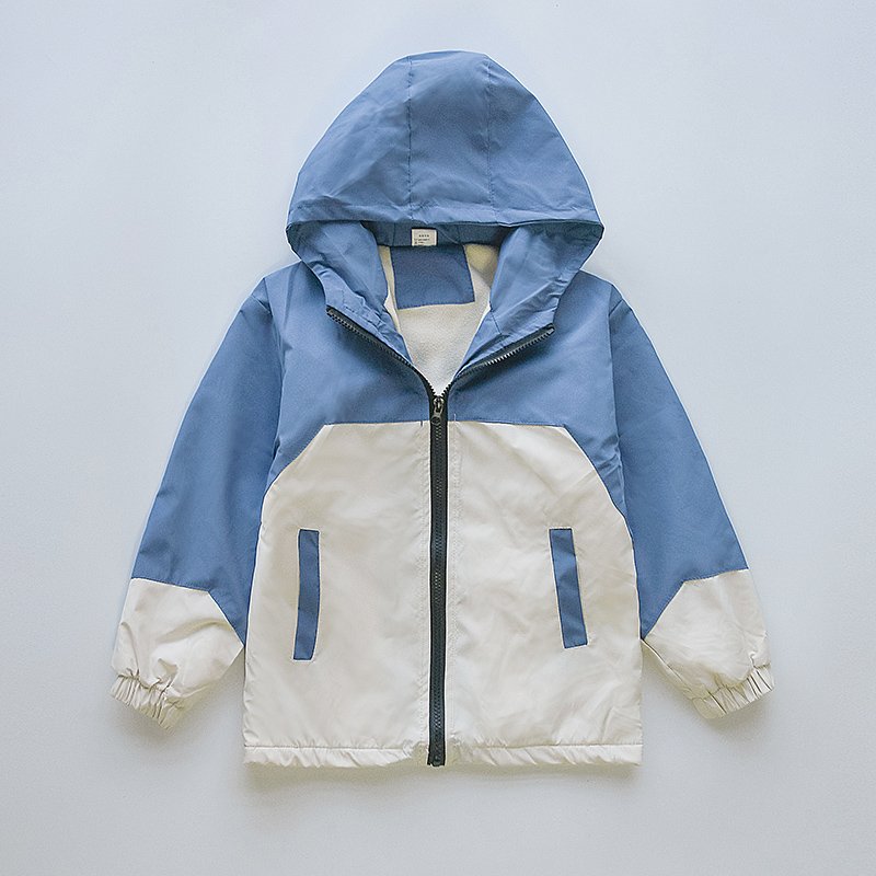Korean Version One-Piece Fleece Jacket New Style Assault Suit For Boys Zipper Closure For Spring And Autumn