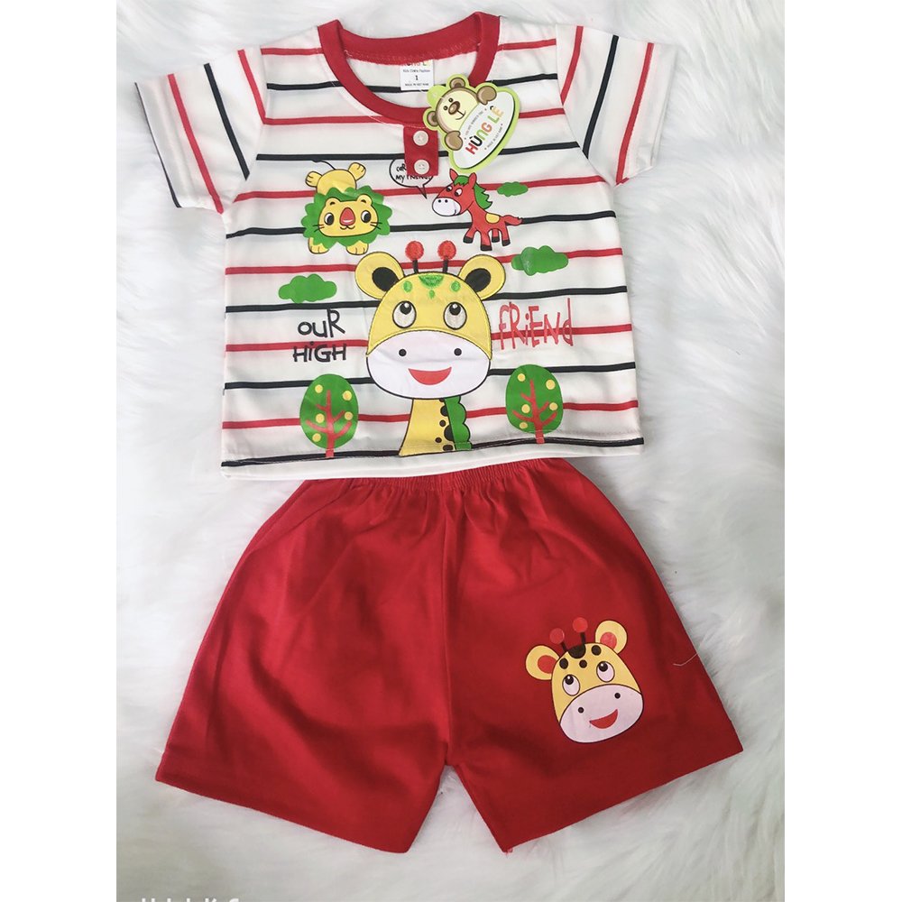 Summer boy clothing set kid clothes, striped cheap sales clothes for baby boys made in Vietnam
