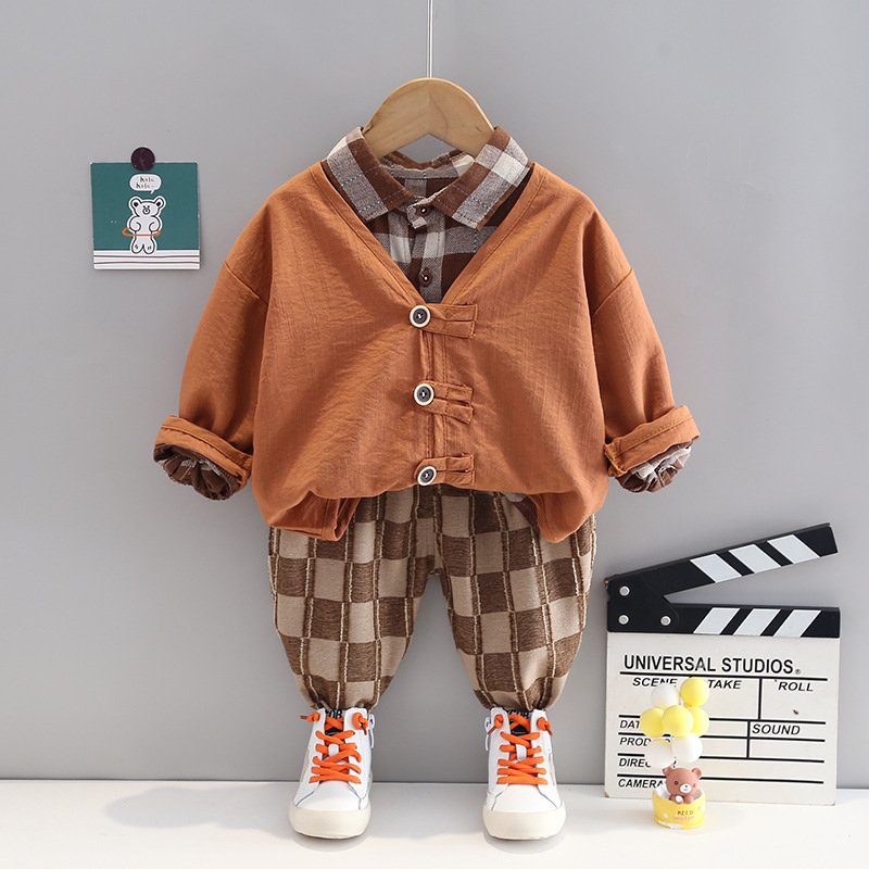 New Autumn Fashion Kids Clothing Sets Children Clothes Two Piece Suit Cotton Boys Clothing Sets