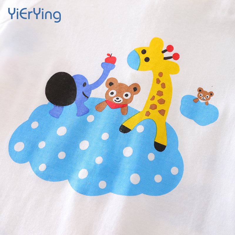 Baby Bodysuit Summer Thin Cute Baby Short Sleeve Knitted Casual Comfortable Outwear Fashion