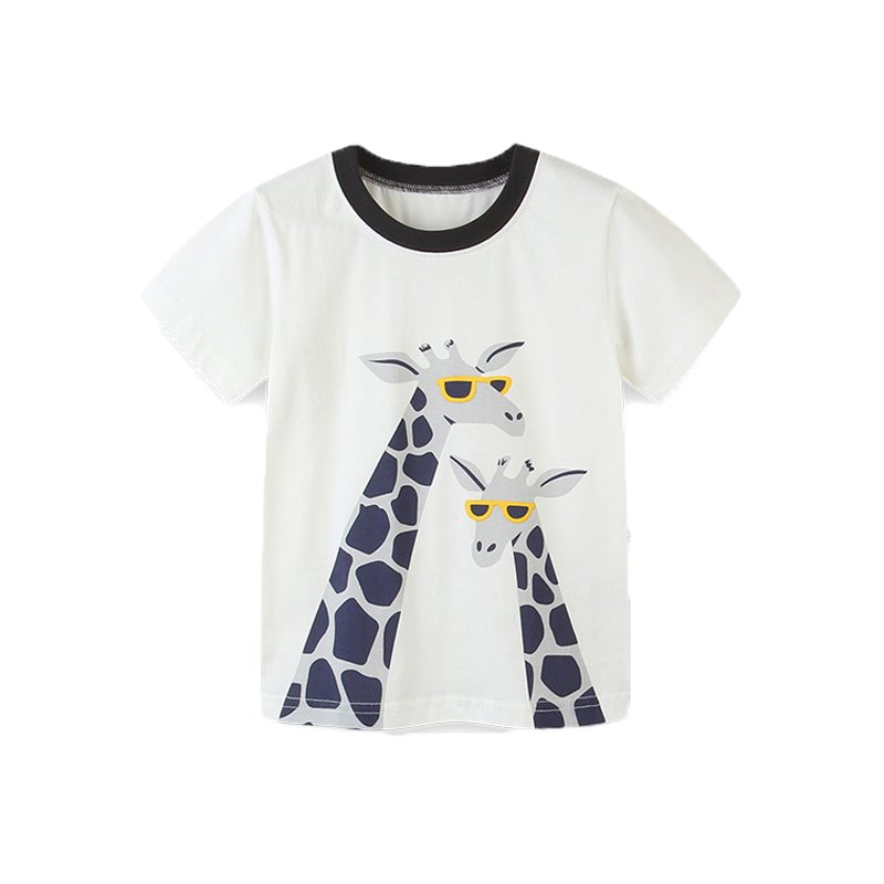 Summer Newborn Baby Clothes Set Short Sleeve T-shirt Short Cotton Cartoon Children Baby Boys' Clothing Sets
