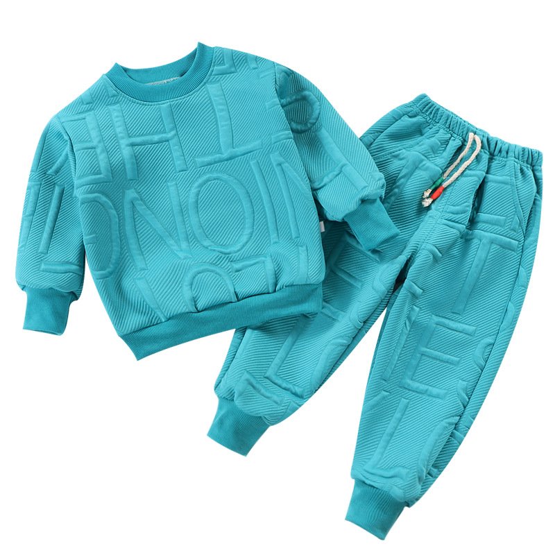 Boys and girls autumn suits new sweatshirt two-piece suits children casual clothes small and medium children clothing