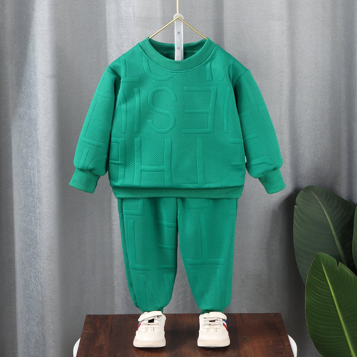 Boys and girls autumn suits new sweatshirt two-piece suits children casual clothes small and medium children clothing