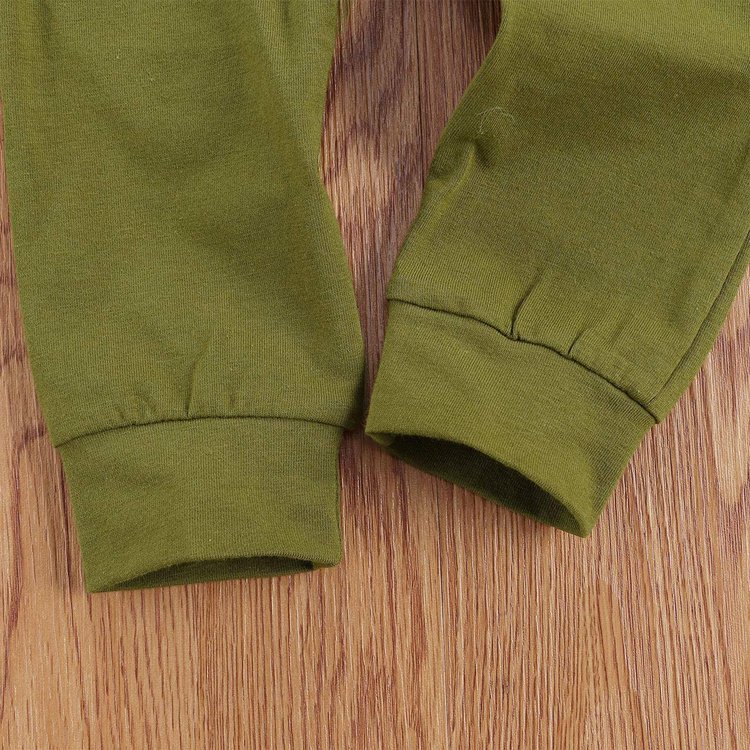 Autumn Winter Kids Clothing Solid Color Long Sleeve Sweatshirt Tops Drawstring Pants Baby Girls Boys slpeepwears Tracksuit Sets