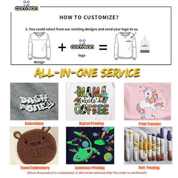 Conyson Custom Logo Autumn Spring Kids Tracksuits Children's Solid Color Sweatsuit Set Long Sleeve Boys Girls Clothing Sets