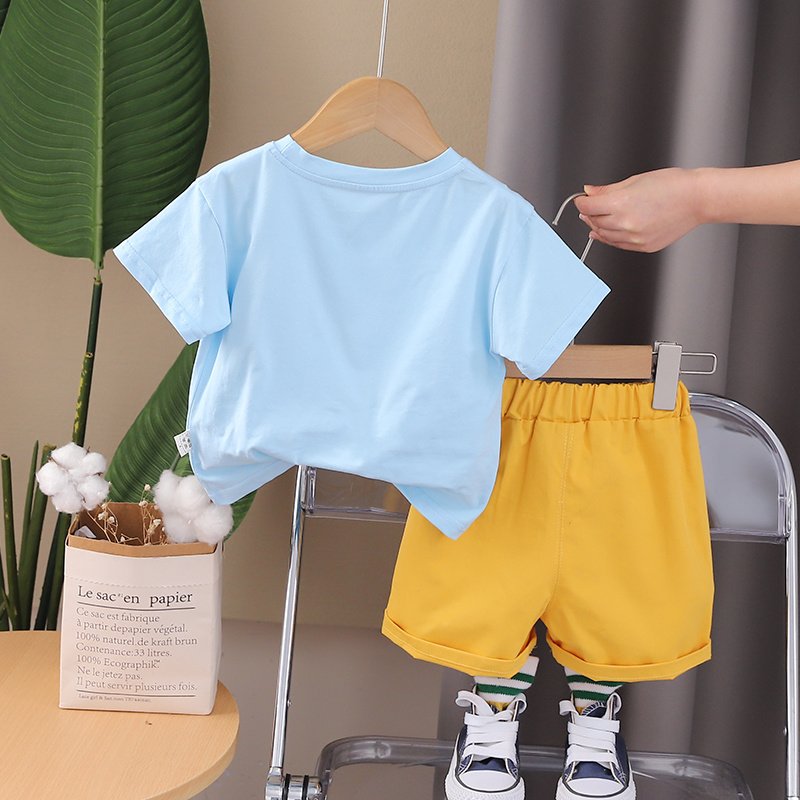 Fashionable Children's Clothing Set for 3-8 Years Printed Baby Clothes 0-6 Years Boys Clothing Sets