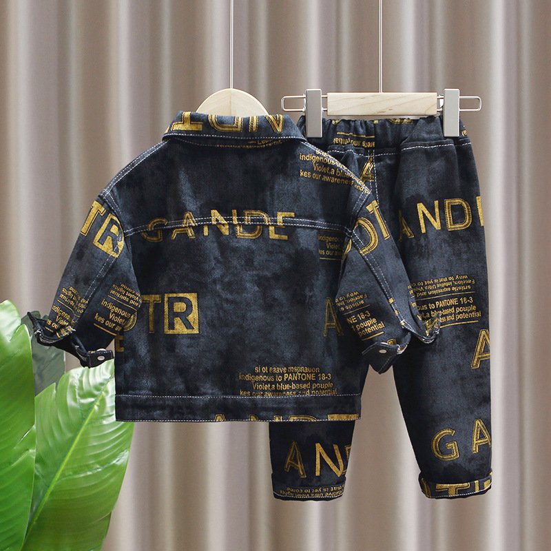 Little Boys Printed Clothes Set Baby Boy Clothes Birthday Gift Baby Boys' Clothes Sets