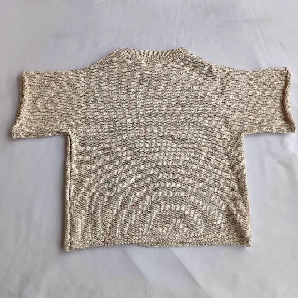 Newborn Soft kids Sweater Knit Set Summer speckled baby shorts Outfits Baby Clothing Set kids summer outfit