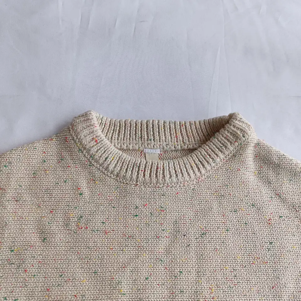 Newborn Soft kids Sweater Knit Set Summer speckled baby shorts Outfits Baby Clothing Set kids summer outfit