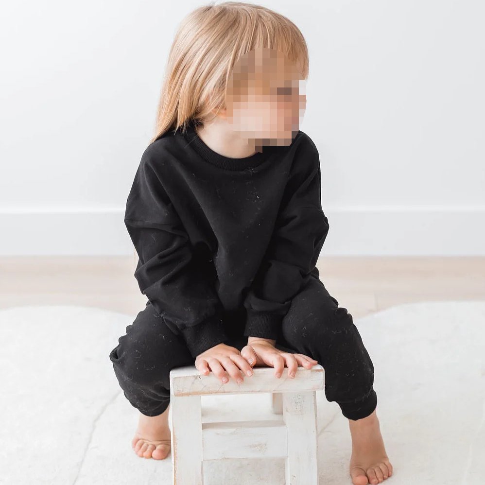 Popular Unisex Cotton Newborn Baby Clothes Set Autumn kids Girl Tracksuit Set Autumn Toddler sweatsuit set