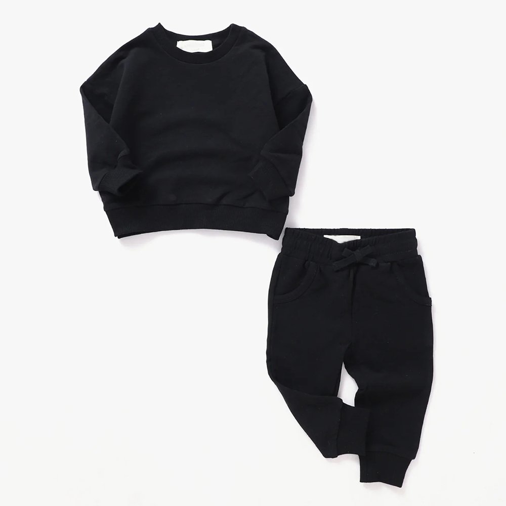Popular Unisex Cotton Newborn Baby Clothes Set Autumn kids Girl Tracksuit Set Autumn Toddler sweatsuit set