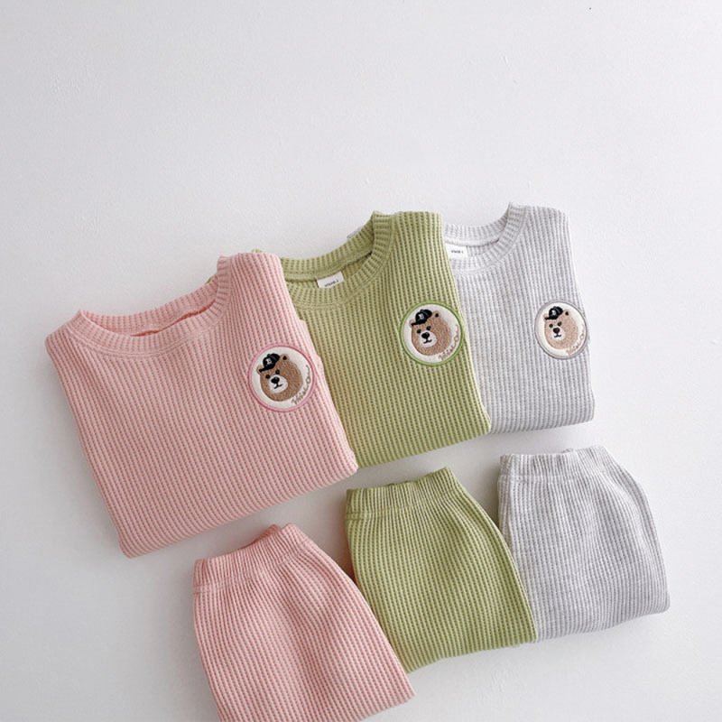Custom Ready to Ship Long sleeve toddler boys clothing sets baby boy clothes 2 to 3 year baby suit children's clothing
