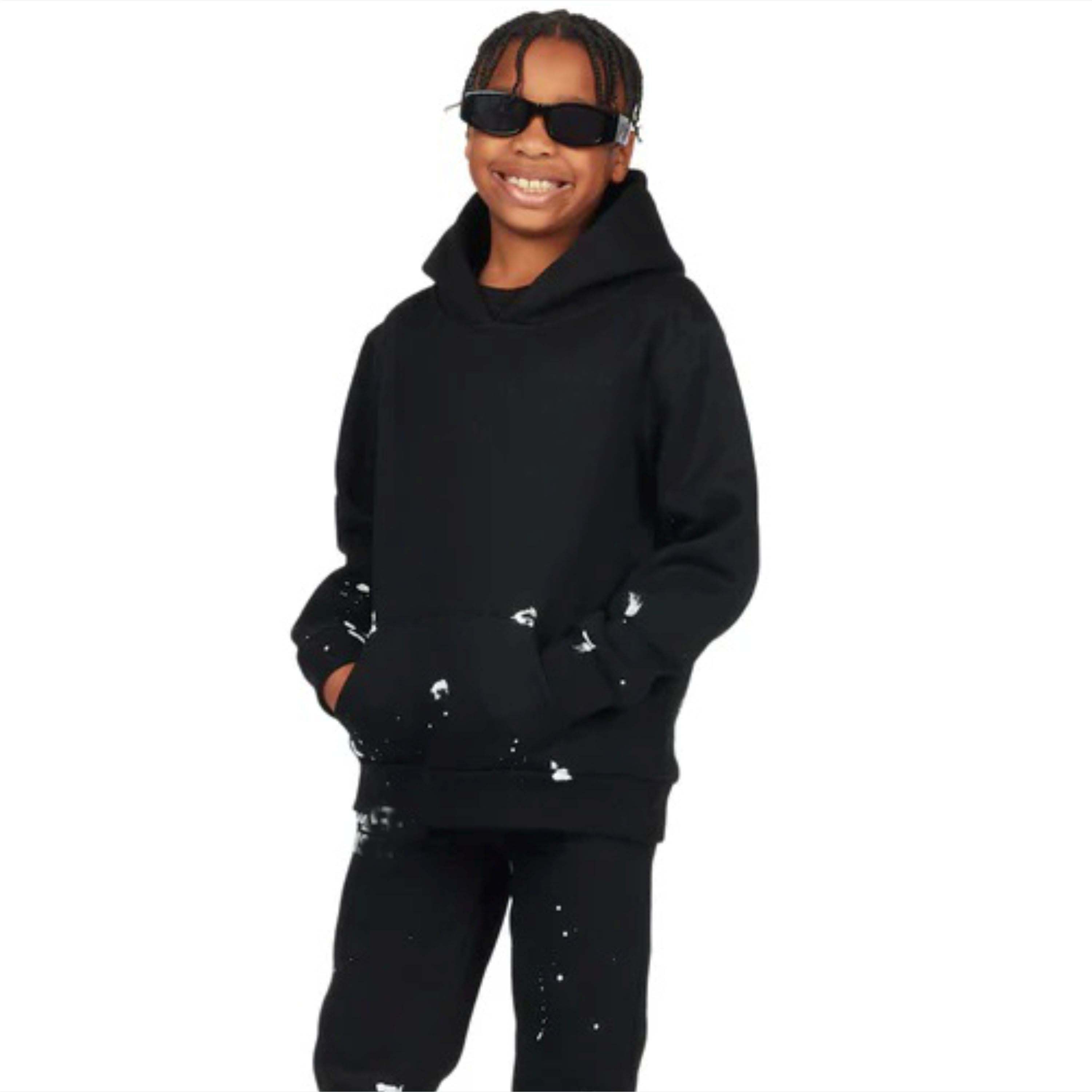 Cozy and Fashionable Kids Stacked Tracksuit - Premium Two-Piece Set for Boys and Girls - Ideal for Sports Wear