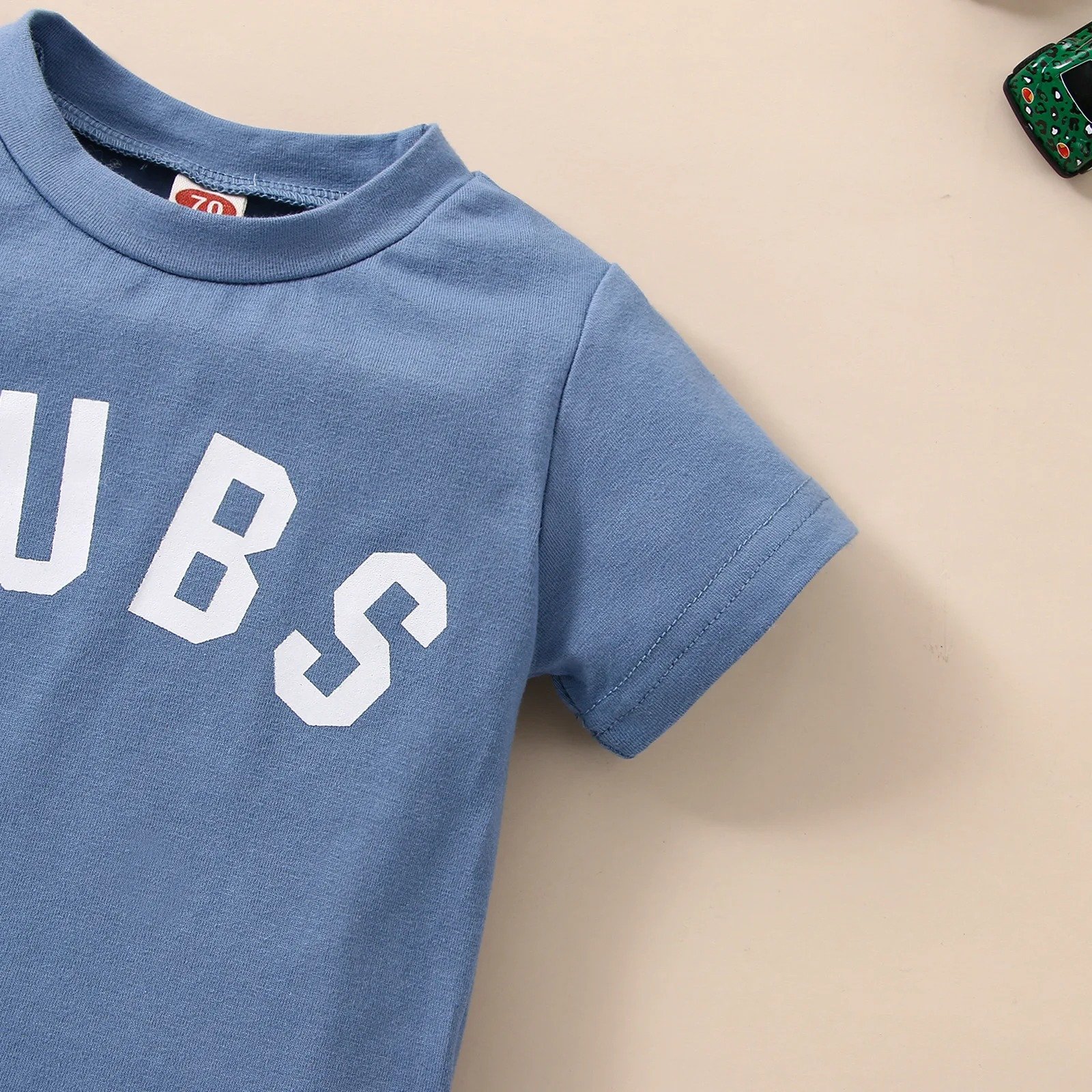 Letters Children Clothes Set Boy Summer Kids Outfits Clothing Suitts 100% Cotton Toddler Boys Shorts Set