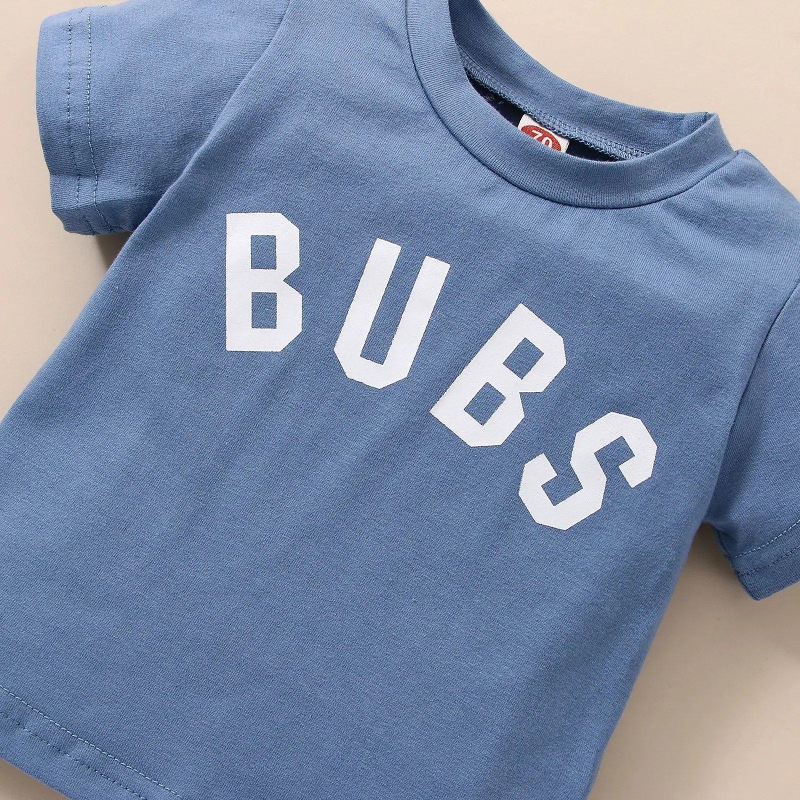 Letters Children Clothes Set Boy Summer Kids Outfits Clothing Suitts 100% Cotton Toddler Boys Shorts Set