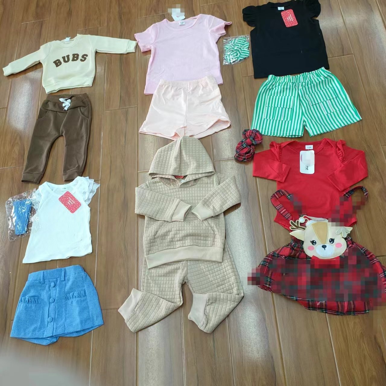 Newborn Baby kids sets clothes baby Summer Short Sleeve Tops Boys Girls Outfits 2 Pieces overstock assorted leftover surplus