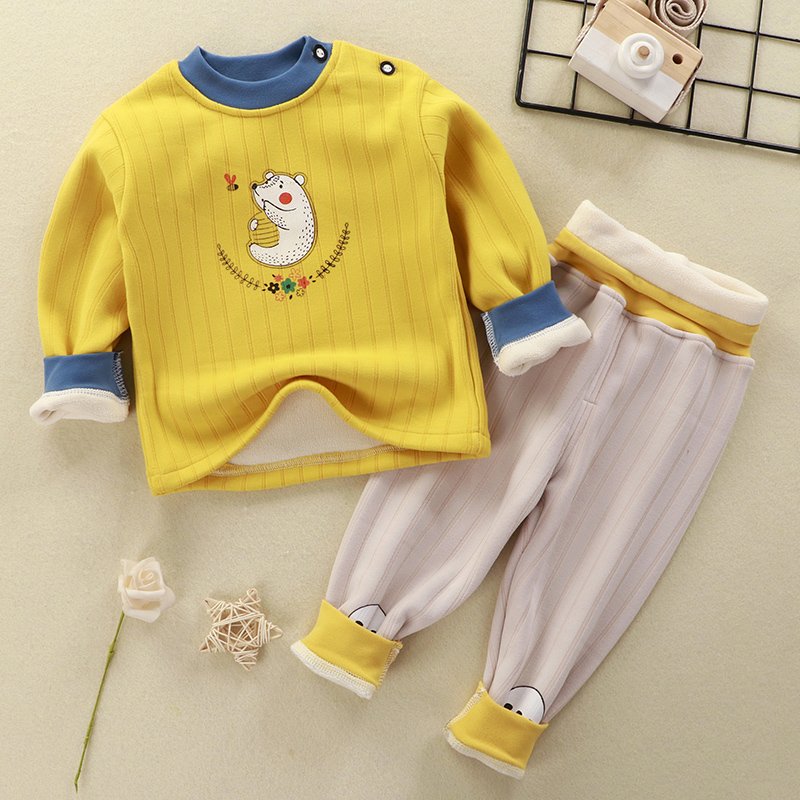 Factory Direct 2-Piece Thermal Underwear Set for Boys New Design for Children and Baby