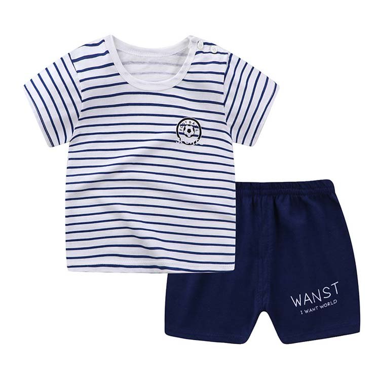 summer good quality 0- 6 years cotton pajamas for boy and girl children homewear suits kids clothes sets
