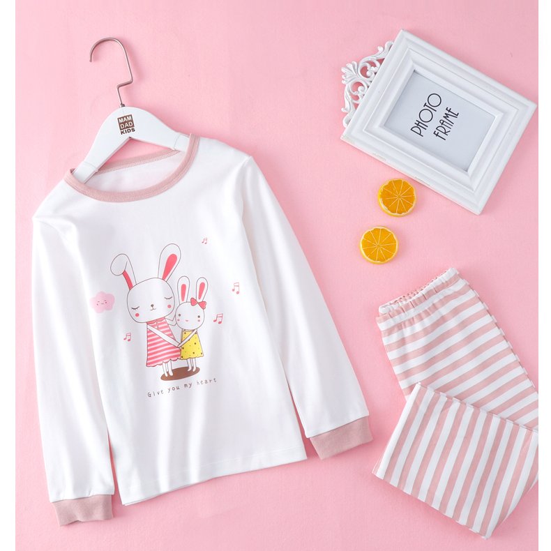 Cartoon sleepwear for kids 2 pieces boys pyjamas set spring/autumn adorable design kids pyjamas