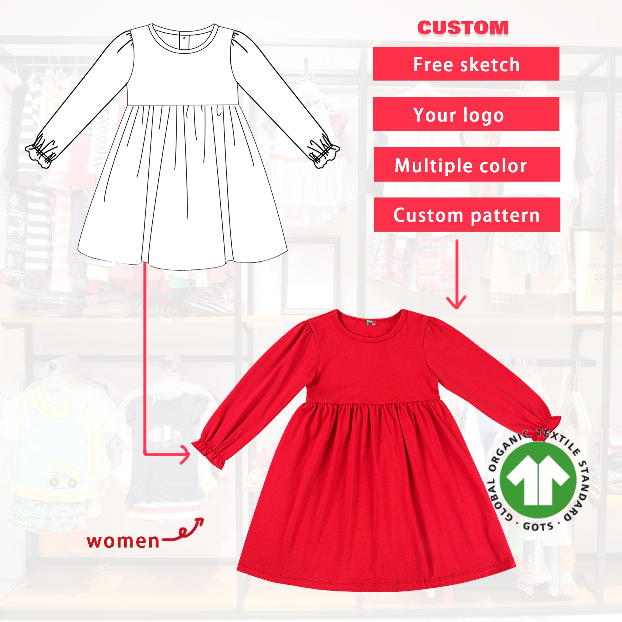 Puresun Ready To Ship Christmas Designs Boy Clothing Sets Popular Wholesale Price Custom Pattern long Sleeves