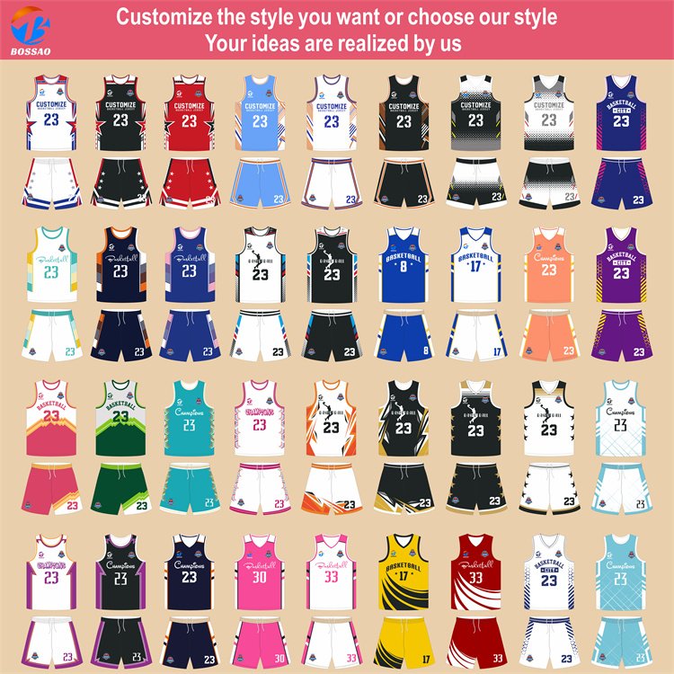 Custom Boys Girls Basketball Jersey Performance Clothes Youth Basketball Wear Set For Kids