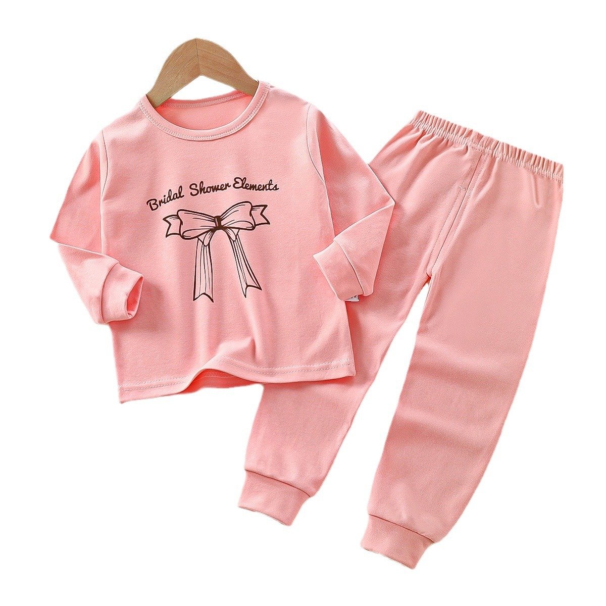 Autumn new style children's pure cotton cute home clothes children's clothing wholesale