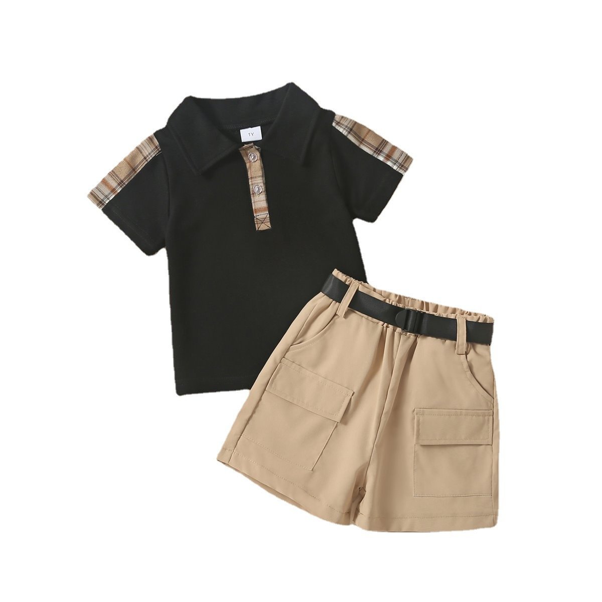 2023 Summer New Formal Style baby clothing sets Short Sleeved Pant Boys Suits High Quality 2 PCS boys clothing sets