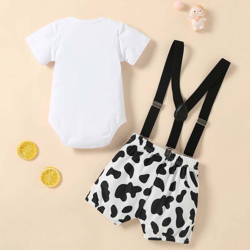 Fashion style newborn baby boy cloth gentleman short sleeve suit Summer Outfits For Boy Infant BBOF-025