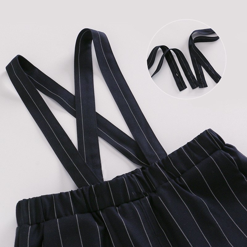 Wholesale Fashion Kid Boys Clothes Long Sleeve Shirt Shorts Suits Casual Bow Tie Children Baby Clothing Sets