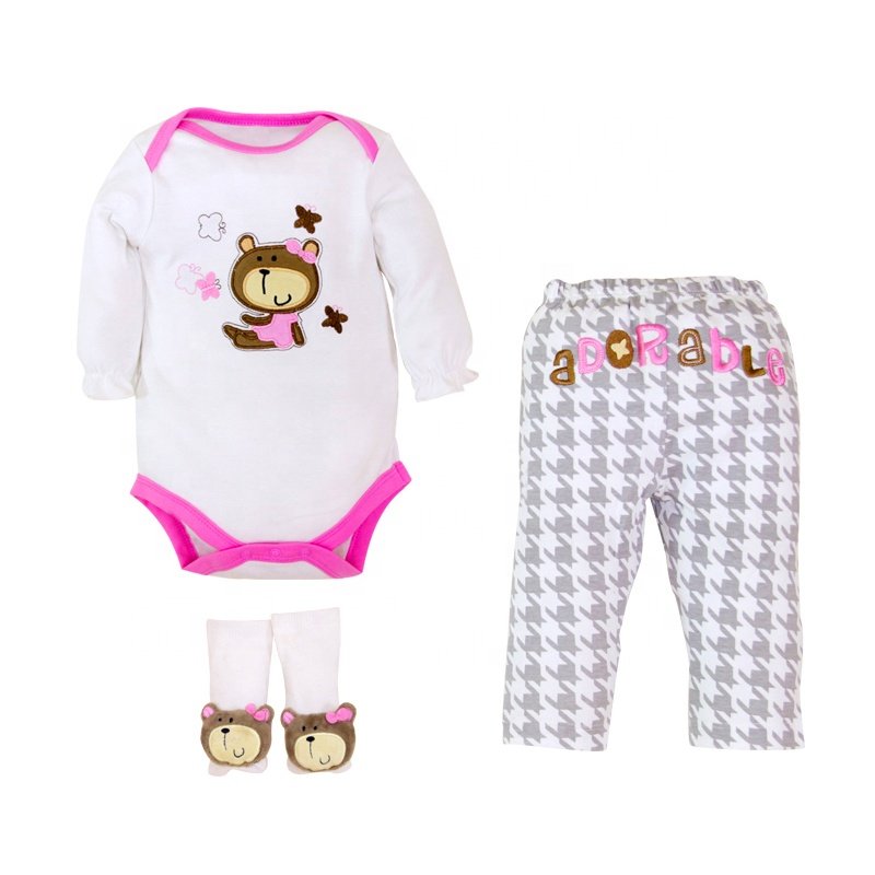 baby clothing sets boy 6-12 months animal winter newborn romper baby clothes for infant bibies