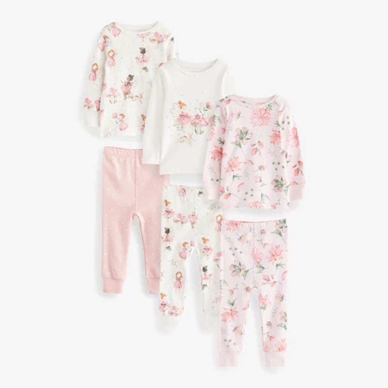 New Custom Children 100% Cotton Pyjamas Set Elasticated Waist Pyjamas Crew Neck Pajamas Set
