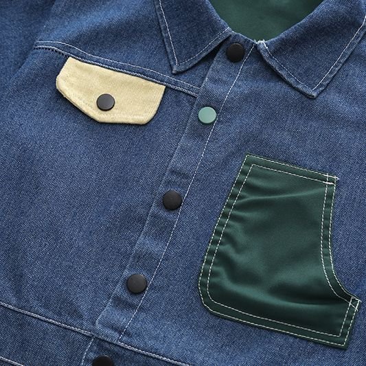 2023 autumn new 0-5 years old boy set children denim jacket casual pants children's two-piece set boys clothes set