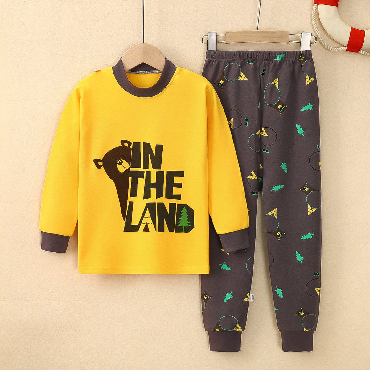 Baby Boys Clothes Boutique Outfits cute Print Long Sleeve Top + Pants 2Pcs Toddler Kid Clothing Set
