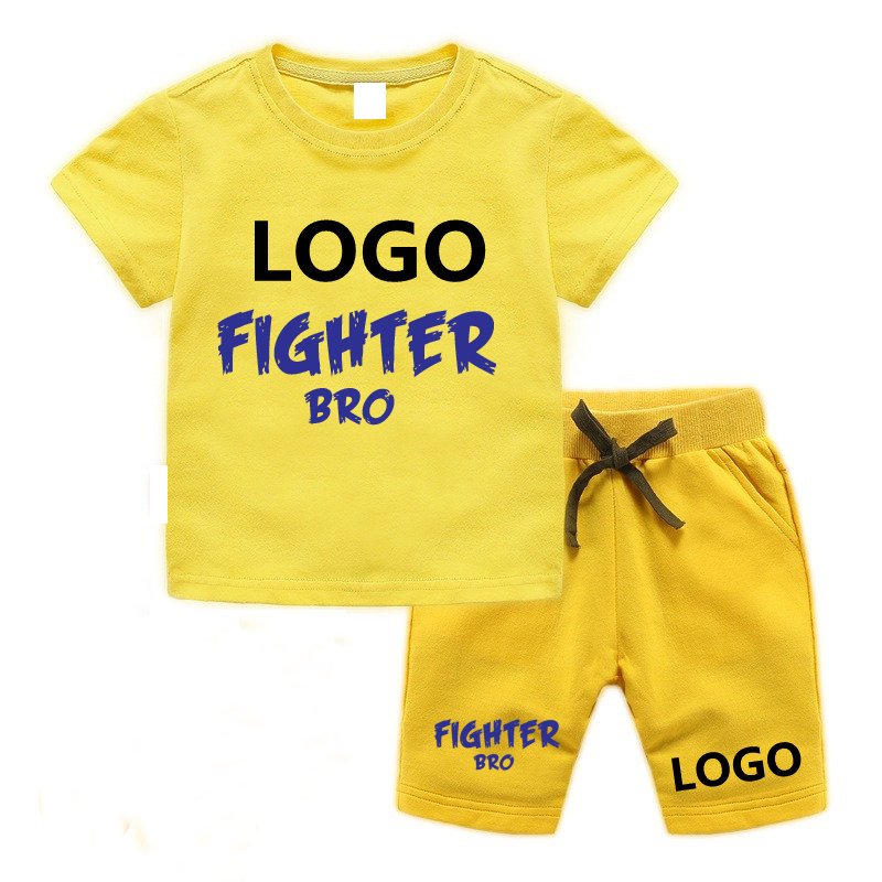 100% Cotton Shorts And T Shirt Sets Baby Boys Clothing Sets 3 To 7 Years Old Kids Clothing