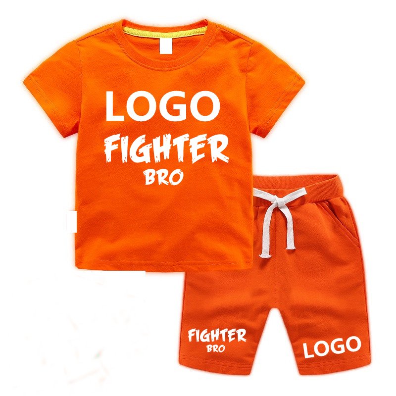 100% Cotton Shorts And T Shirt Sets Baby Boys Clothing Sets 3 To 7 Years Old Kids Clothing