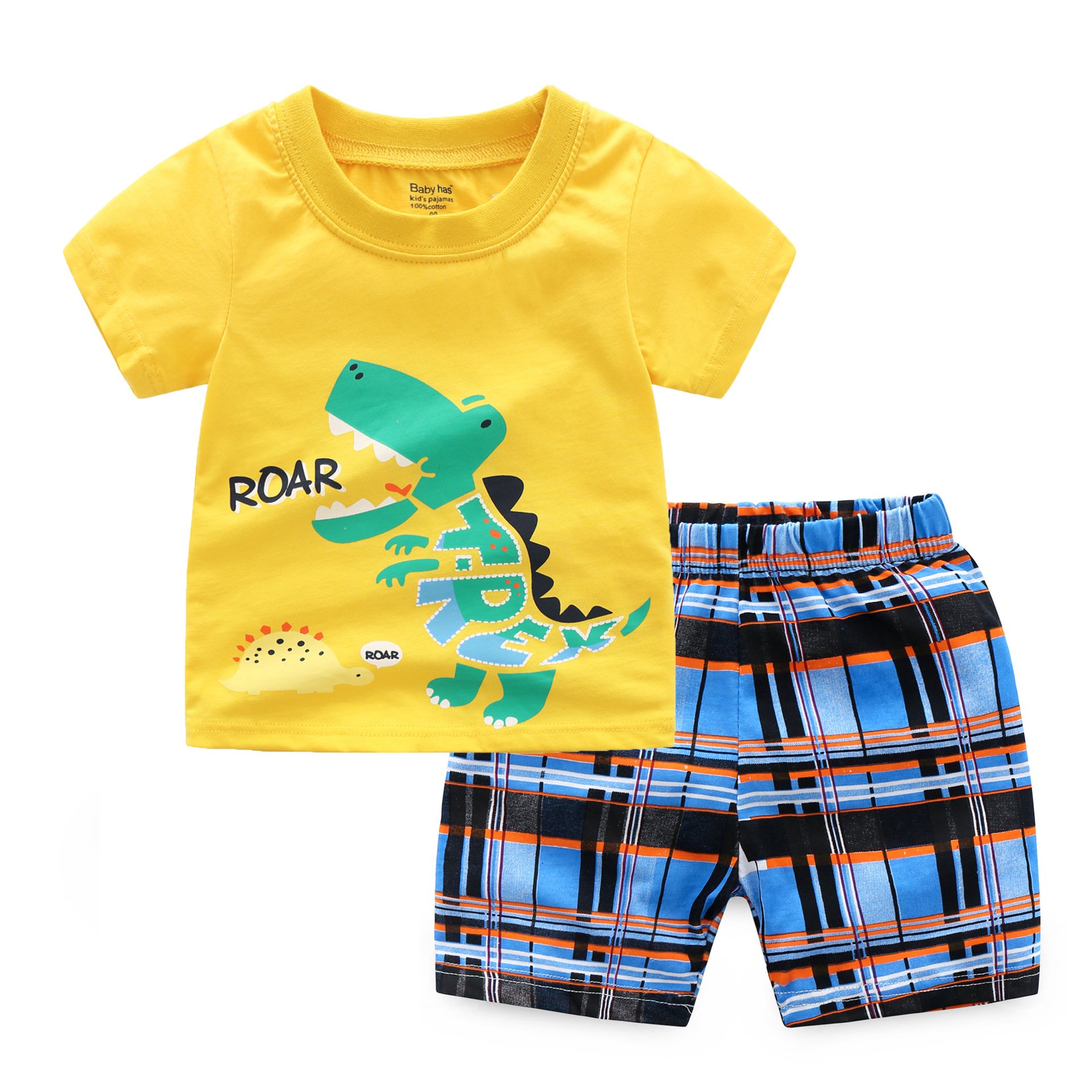 T-shirt and shorts 2pc summer kids clothing sets new style clothes 4 5 years boys short sleeve suit