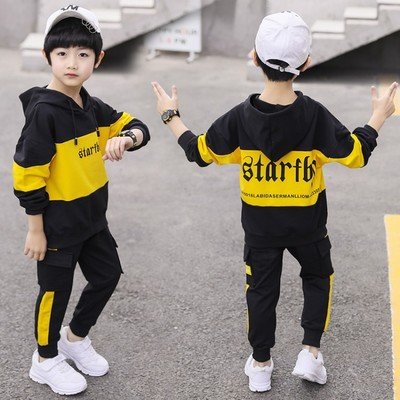 Bulk Wholesale Clothing Boys Hoodie Suit hot-selling kids boys 2pcs clothing sets spring and autumn 2019 sport clothing sets